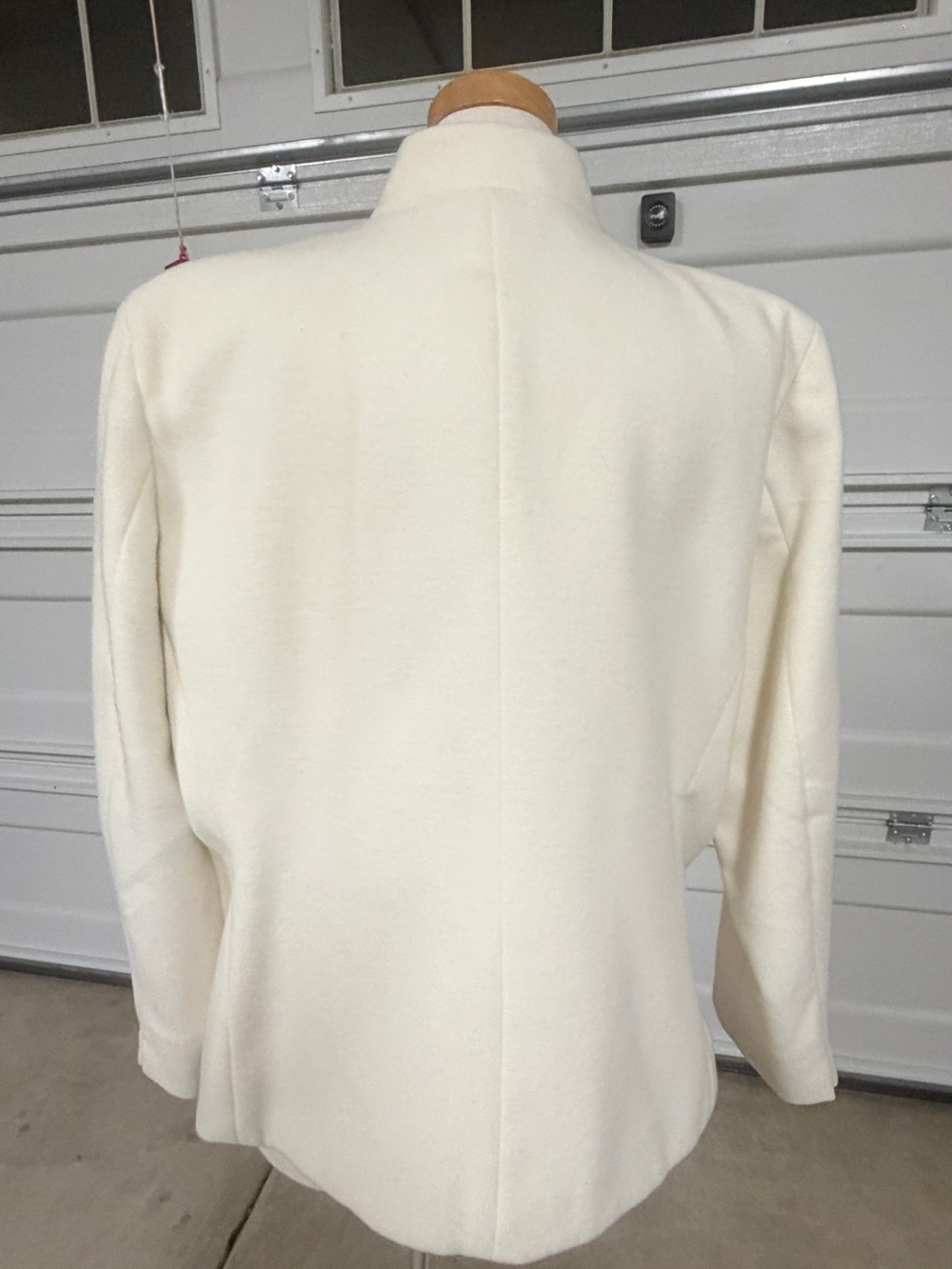 Chico's Cream Stand-Collar Blazer Jacket